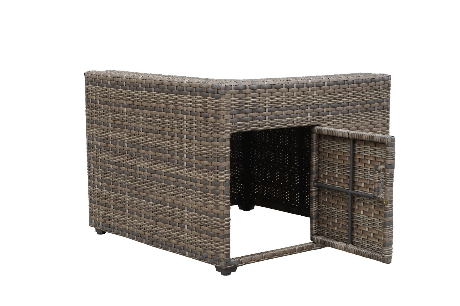 Steve Silver Tamyra 5PC Outdoor Sectional Sofa Set in Tan