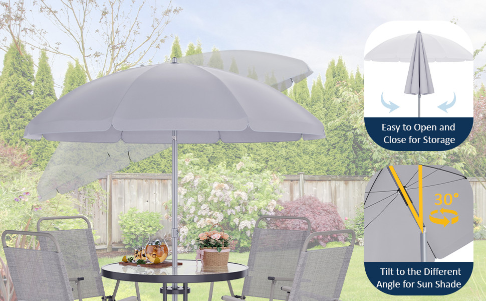 6 Piece Outdoor Patio Furniture Set, Small Outdoor Patio Dining Table and Chairs