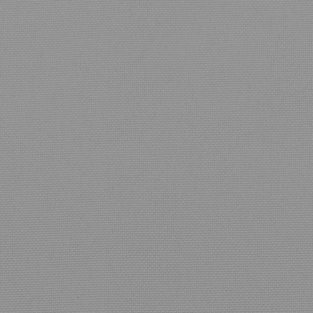 Sun Lounger Grey Oxford fabric (100% polyester), metal, foam