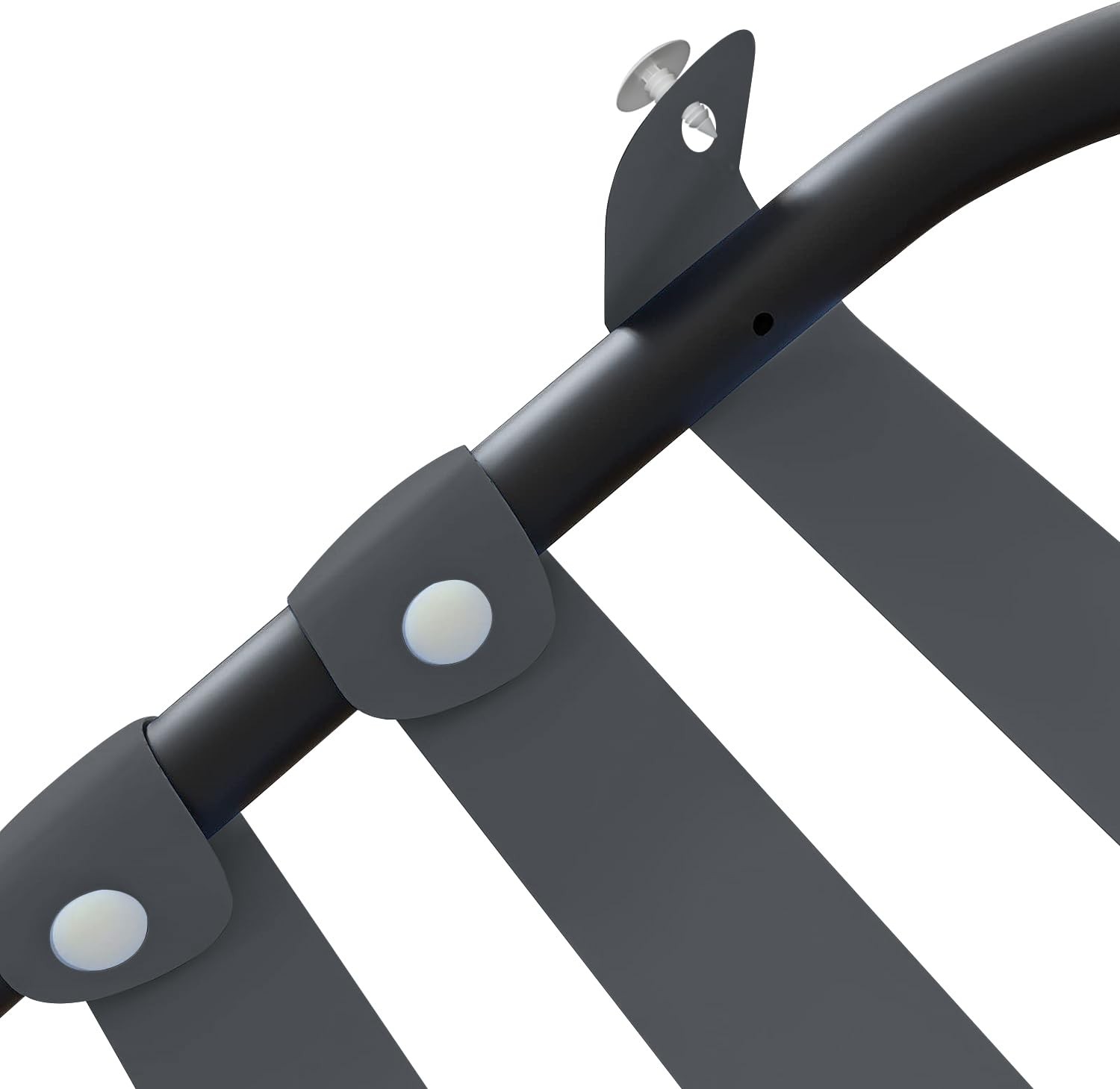 Lumpro Vinyl Straps for Patio Chair Repair Kit 20 Ft strap + 20 rivets, Grey