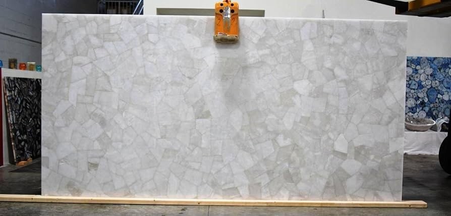 Premium White Quartz Kitchen Countertop – Elegant Modern Worktop for Luxury Home